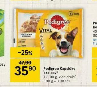 Tesco Pedigree kapsičky pro psy nabídka