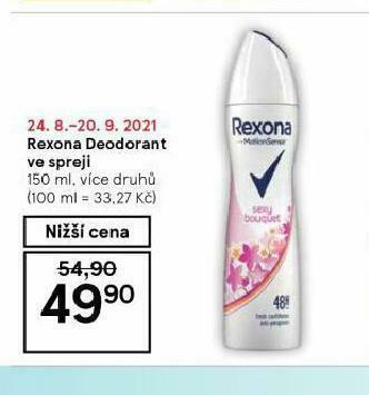 Tesco Rexona deodorant nabídka