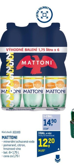 Makro MATTONI nabídka