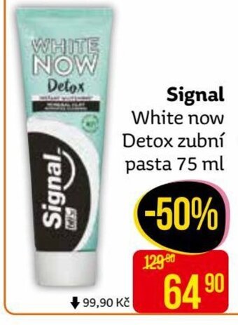 Teta Signal White now Detox zubní pasta 75 ml nabídka