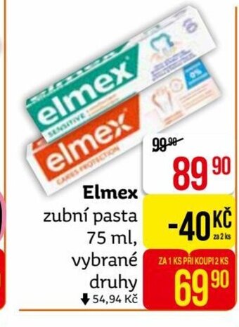 Teta Elmex zubní pasta nabídka