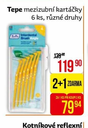 Teta Tepe mezizubní kartáčky 6 ks, různé druhy nabídka