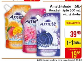 Teta Ameté tekuté mýdlo náhradní náplň 500 ml, nabídka