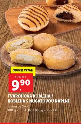 Lidl TVAROHOVÁ KOBLIHA KOBLIHA S NUGÁTOVOU NÁPLNÍ nabídka