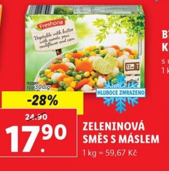 Lidl ZELENINOVÁ SMES S MASLEM nabídka