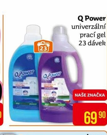 Teta Q Power univerzální prací gel 23 dávek nabídka
