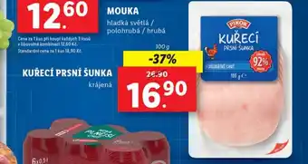 Lidl KUŘECÍ PRSNÍ ŠUNKA krájená nabídka
