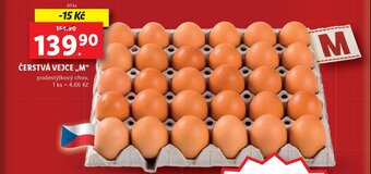 Lidl ČERSTVÁ VEJCE ,,M“ nabídka