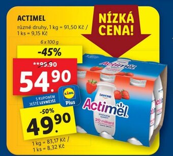 Lidl ACTIMEL nabídka