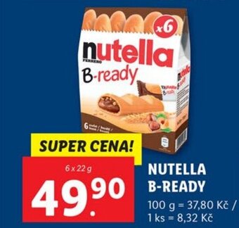 Lidl NUTELLA B-READY nabídka