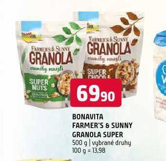 Terno Bonavita granola nabídka