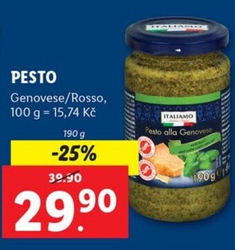 Lidl PESTO nabídka