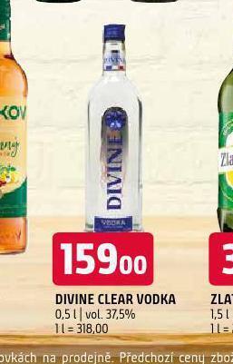 Terno Divine clear vodka nabídka