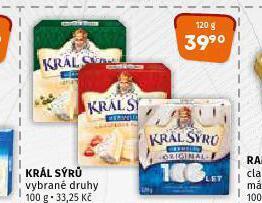 Terno Král sýrů nabídka