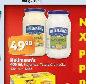 Coop Hellmann's majonéza nabídka