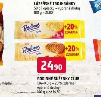 Terno Rodinné sušenky club nabídka