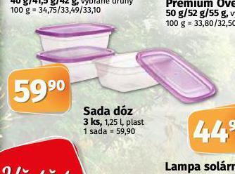 Coop Sada dóz nabídka