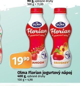 Coop Olma florian jogurtový nápoj nabídka