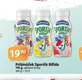 Coop Pribináček sportík bifido nabídka