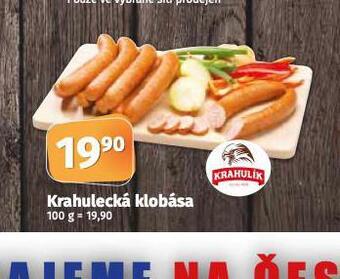 Coop Krahulecká klobása nabídka