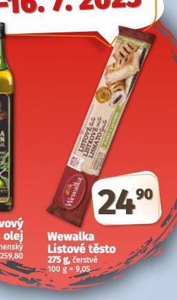 Coop Listové těsto nabídka