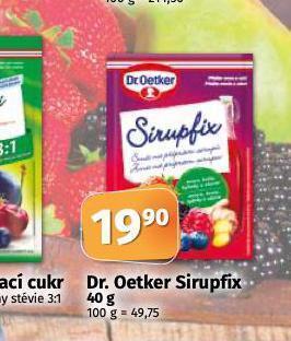 Coop Dr. oetker sirupfix nabídka