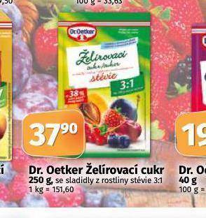 Coop Dr. oetker želírovací cukr nabídka