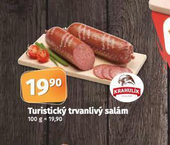 Coop Turistický trvanlivý salám nabídka