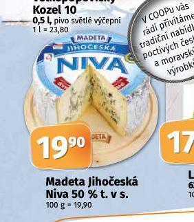 Coop Niva sýr nabídka