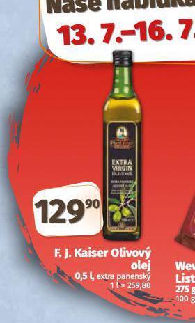 Coop Franz josef kaiser olivový olej nabídka