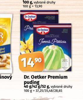 Coop Dr. oetker puding nabídka