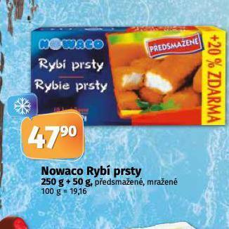 Coop Nowaco rybí prsty nabídka