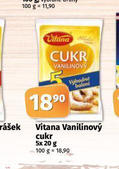Coop Vitana vanilinový cukr nabídka