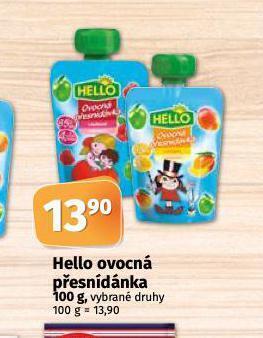 Coop Hello ovocná přesnídávka nabídka