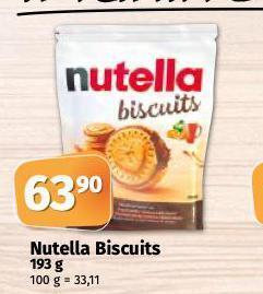 Coop Nutella biscuits nabídka