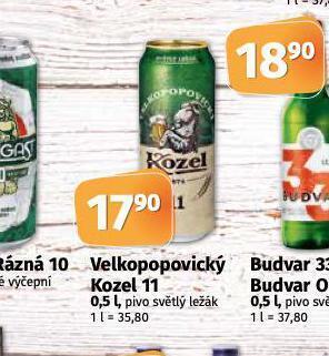 Coop Pivo velkopopovický kozel nabídka