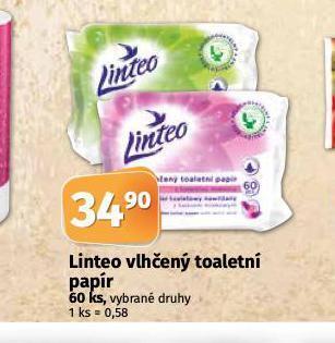 Coop Linteo vlhčený toaletní papír nabídka