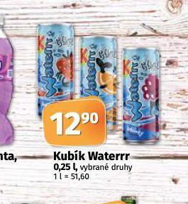 Coop Kubík waterrr nabídka