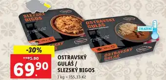 Lidl OSTRAVSKÝ GULÁŠ / SLEZSKÝ BIGOS nabídka