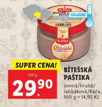 Lidl BÍTEŠSKÁ PAŠTIKA nabídka