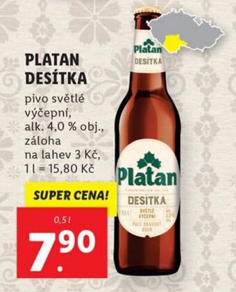 Lidl PLATAN DESÍTKA nabídka