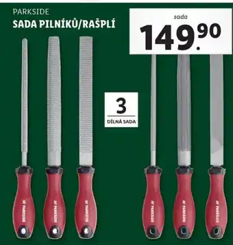 Lidl SADA PILNÍKŮ/RAŠPLÍ nabídka