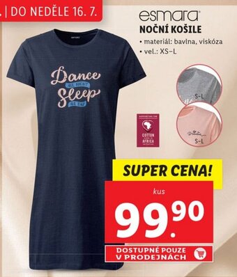 Lidl NOČNÍ KOŠILE nabídka