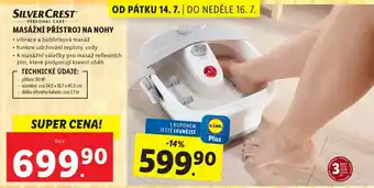 Lidl MASÁŽNÍ PŘÍSTROJ NA NOHY nabídka