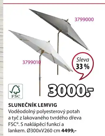 JYSK SLUNEČNÍK LEMVIG nabídka