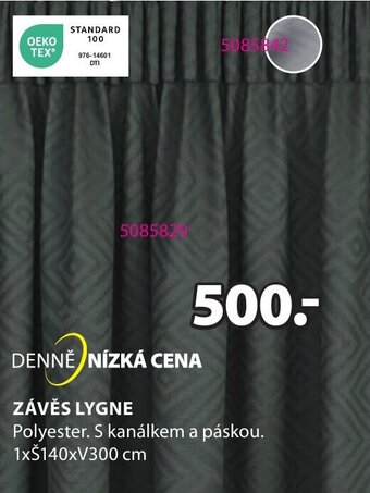 JYSK ZÁVĚS LYGNE nabídka