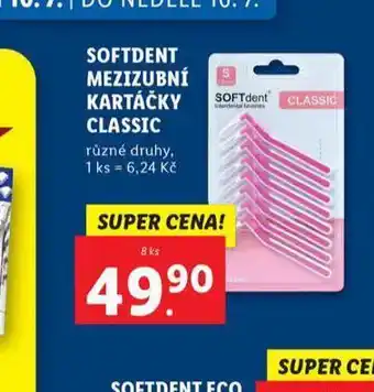 Lidl Softdent mezizubní kartáčky nabídka