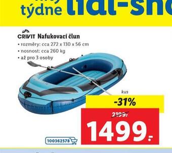 Lidl Nafukovací člun nabídka