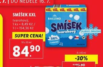 Lidl Smíšek zmrzlina nabídka
