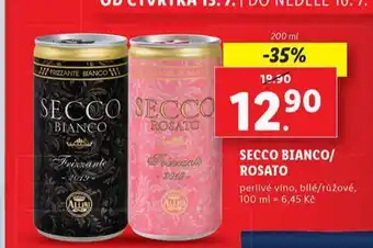 Lidl Secco rosato nabídka